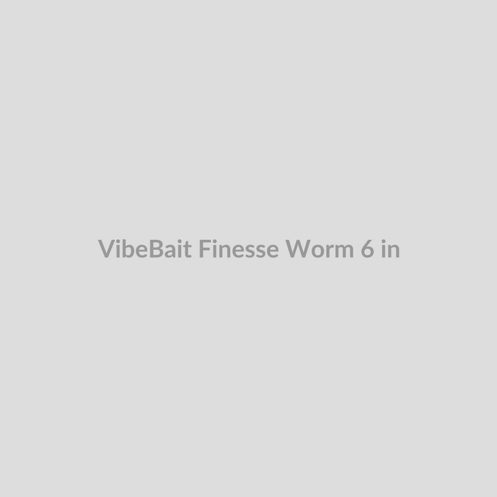 VibeBait Finesse Worm 6 in